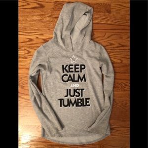 Keep calm and just tumble hoodie